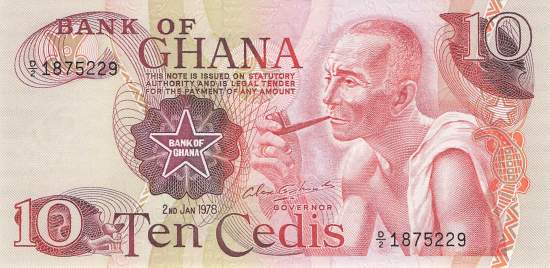 10 Cedis 1978